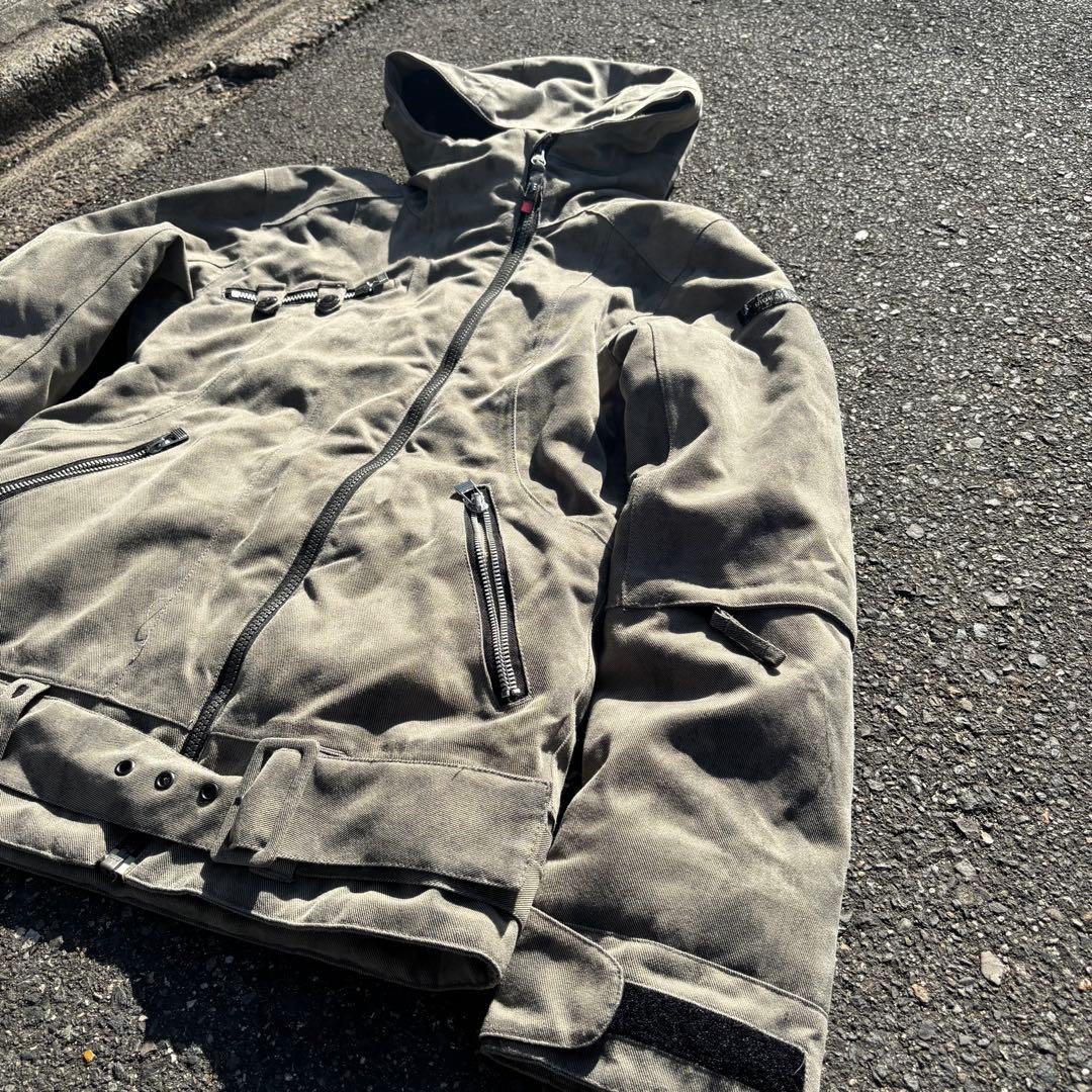 00s archive ギミックジャケットパーカー y2k テック グランジ - メルカリ