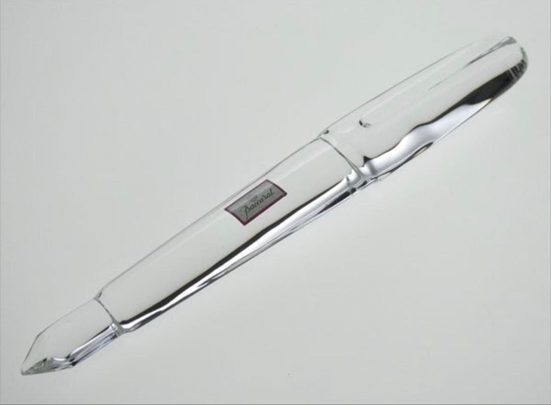 希少！バカラ クリスタル Baccarat 万年筆型 ペーパーウェイト