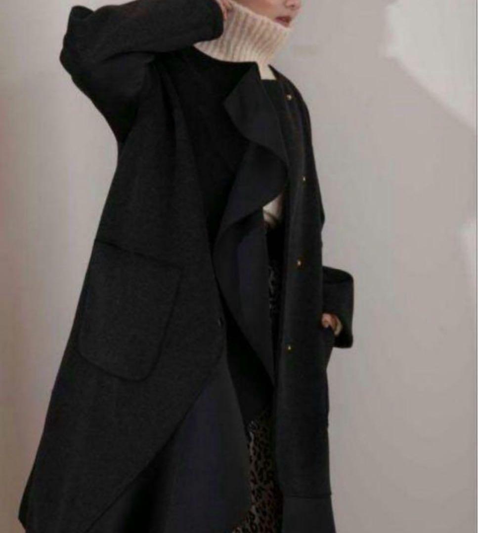 eimee low エイミーロウ ボンディングフリルビーバーコート - メルカリ