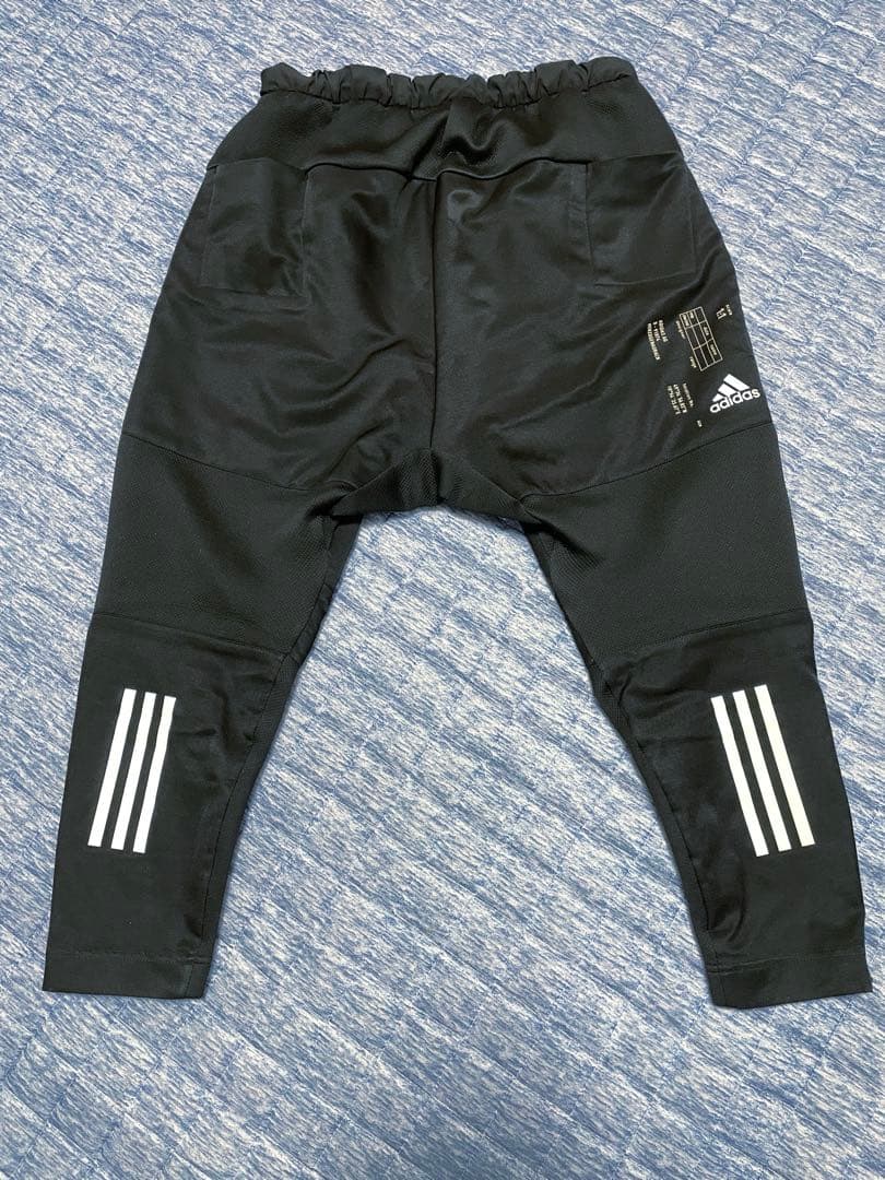 アディダス プリント ロゴ イージーパンツ サルエルパンツ メンズ L