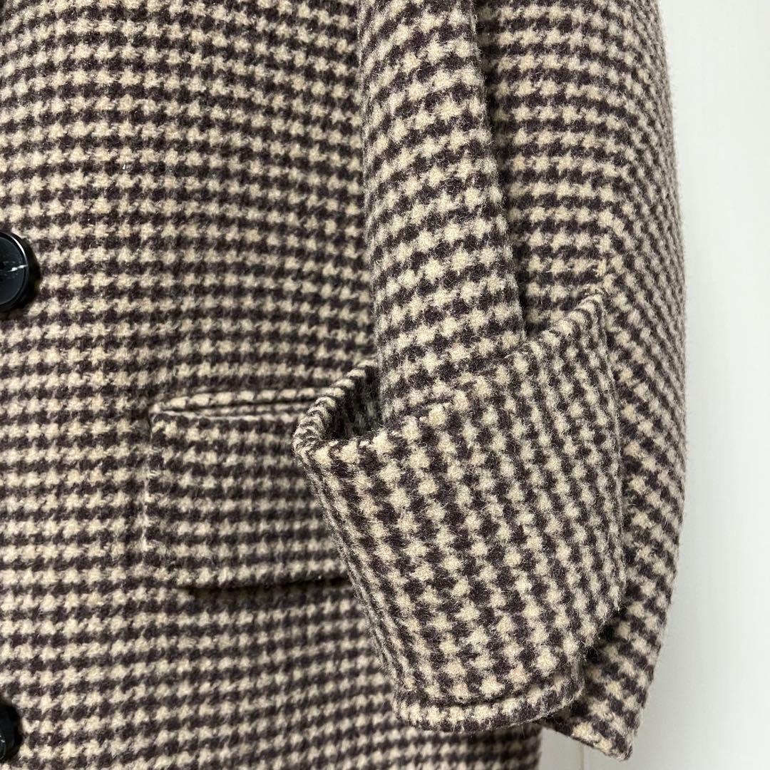 Mila Owen チェック柄 ハーフ丈Aラインコート サイレント 川口春奈着用