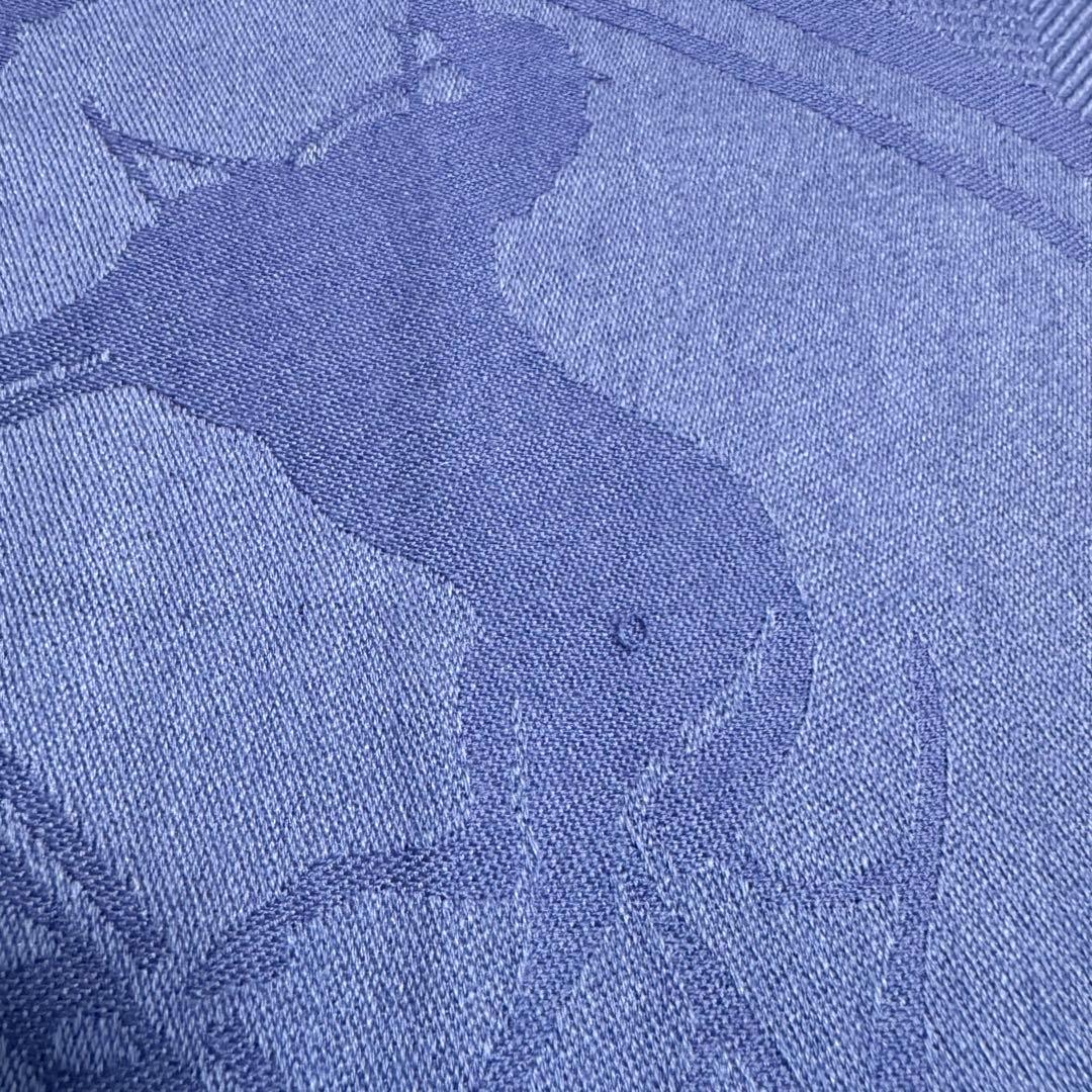 美品　エルメス　ニューリブリス110 カシミアシルク　カシシル　カレジェアン