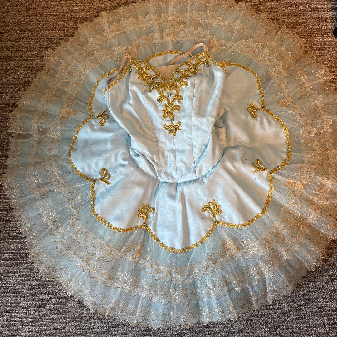 チャコット　チュチュ　サイズSB 袖付き　美品　レース・ビーズ装