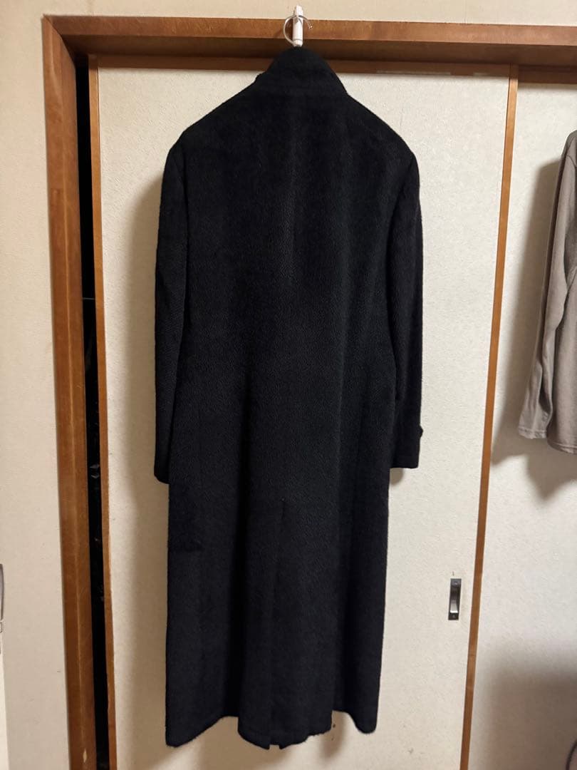 MEN’S TENORAS スタンドカラー ロングコート スーリーアルパカ