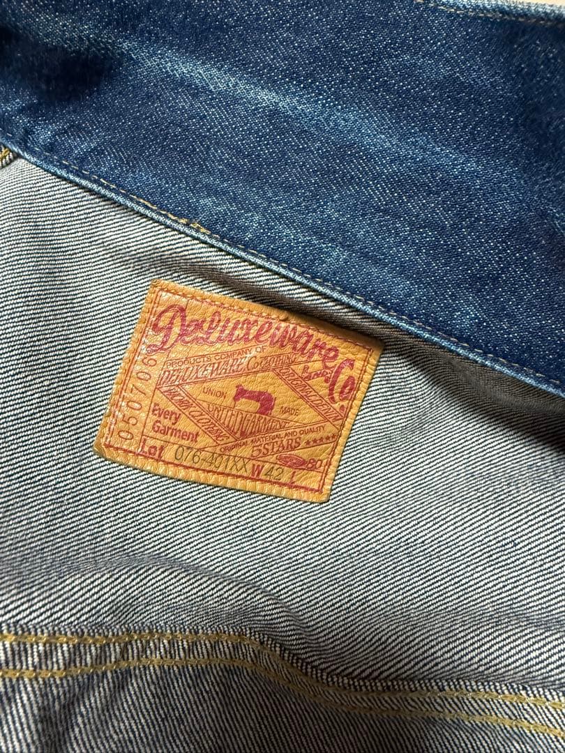 デラックスウエア deluxeware Gジャン　デニムジャケット　1st
