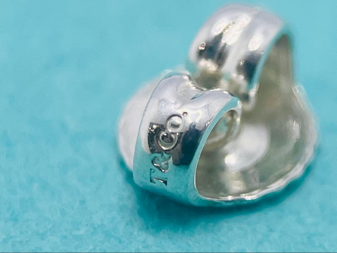 h381 ティファニー　バイザヤード　アクアマリン　ピアス　シルバー　925