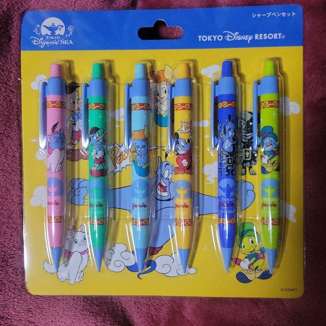 激レア！東京ディズニーシー シャープペンシル 6本セット - メルカリ