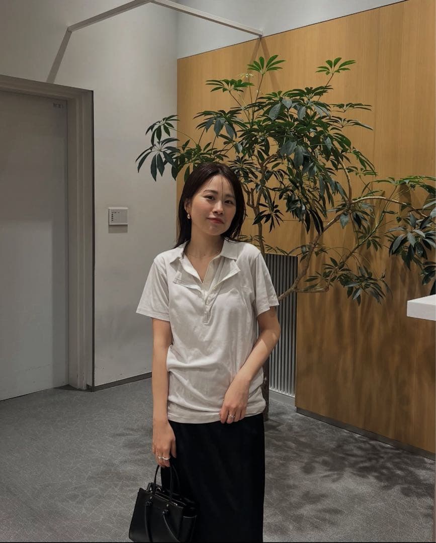 店舗限定色】etre tokyo ヘンリーポロレイヤードセットプルオーバー