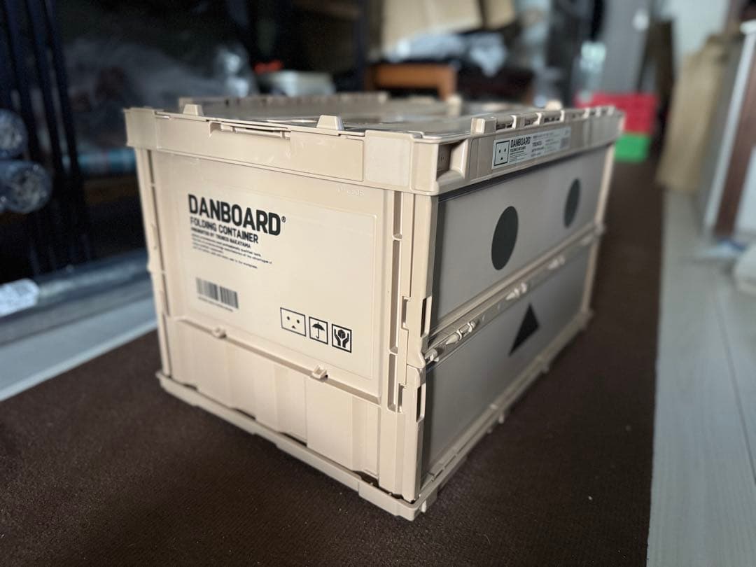 HaY様専用】トラスコ ベージュ 折りたたみコンテナ 50L 6個セット