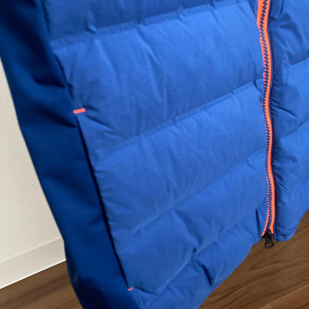 新品New Balance メンズゴルフライトダウン L(5)サイズ ブルー防寒