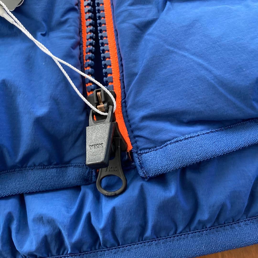 新品New Balance メンズゴルフライトダウン L(5)サイズ ブルー防寒