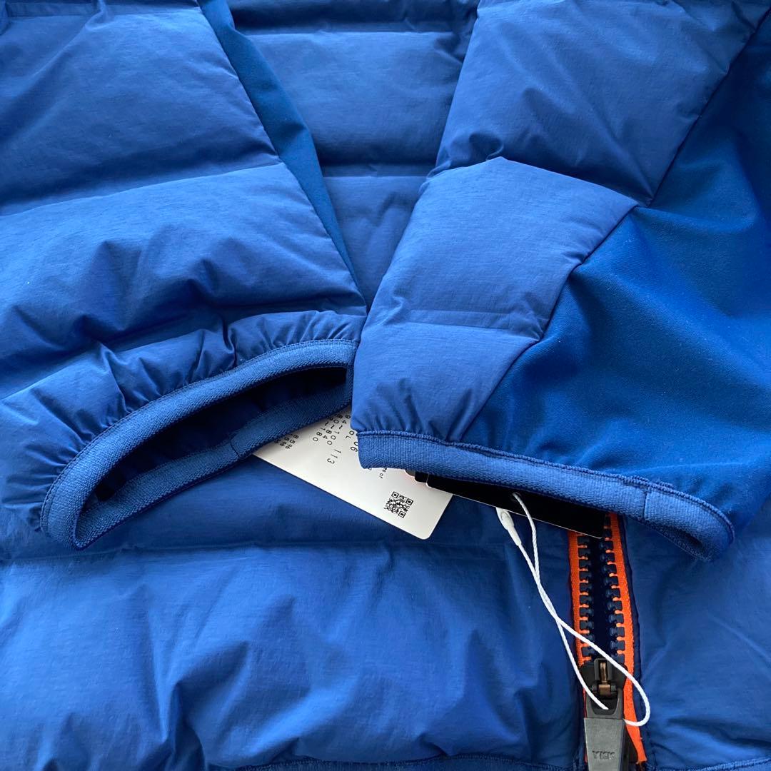 新品New Balance メンズゴルフライトダウン L(5)サイズ ブルー防寒