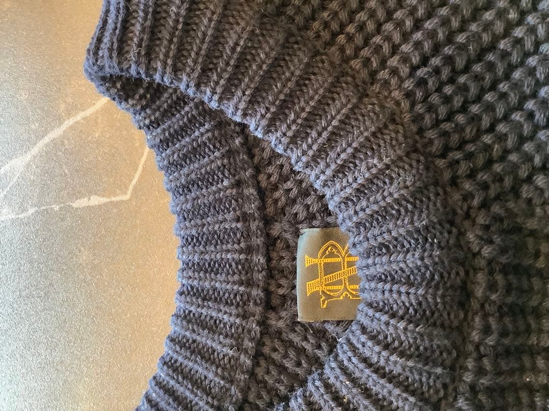 BATONER バトナー ネイビー　シグネチャークルーネック サイズ1