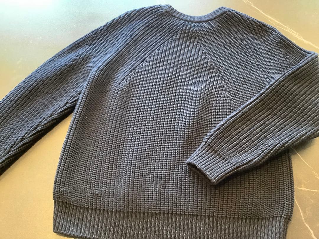 BATONER バトナー ネイビー　シグネチャークルーネック サイズ1