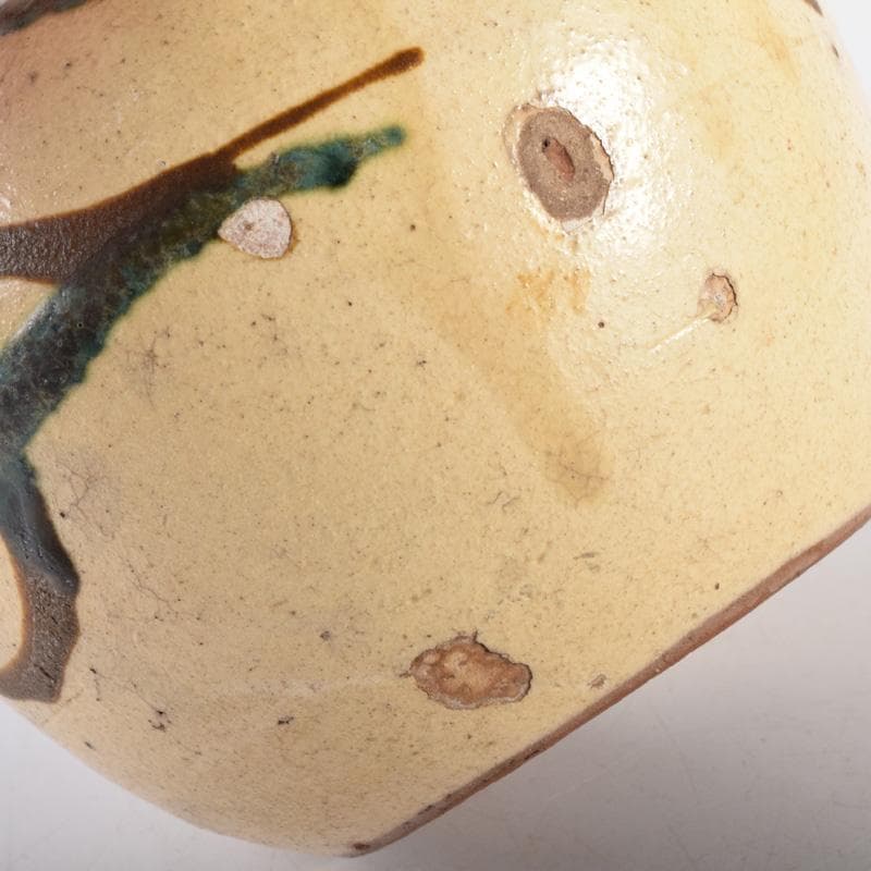 茶道具　美濃焼　加藤芳平作　色絵　水注　執壷　C　7223