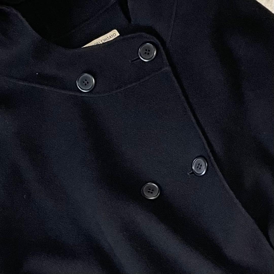 美品✨TUMORI CHISATO ツモリチサト ポンチョコート ケープ 黒