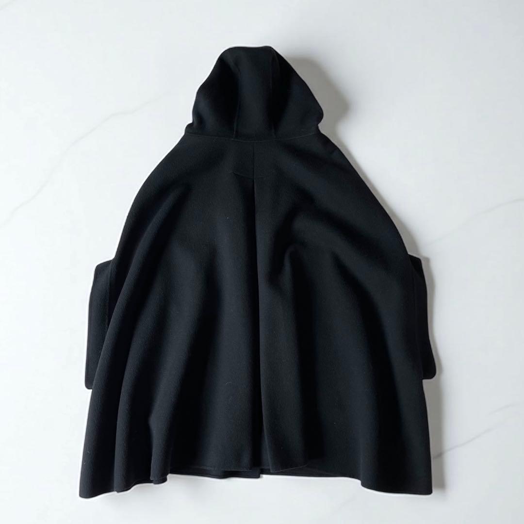 美品✨TUMORI CHISATO ツモリチサト ポンチョコート ケープ 黒