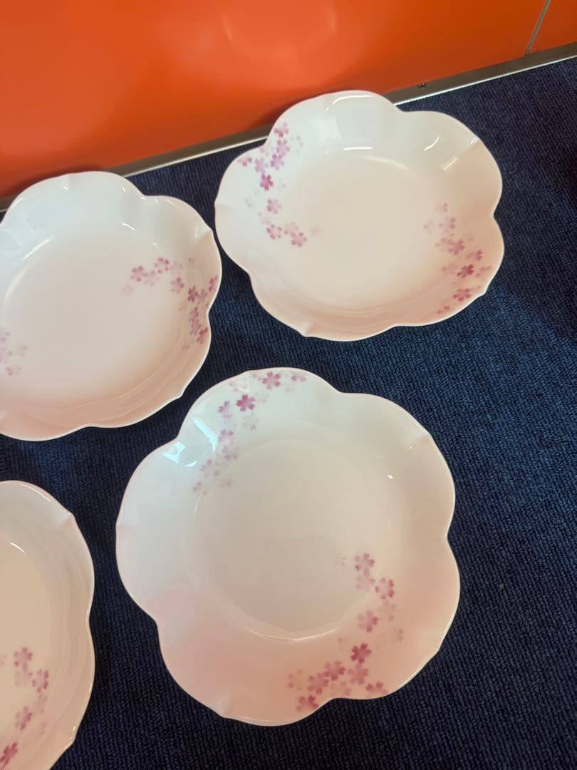 2024 深川製磁 桜 和皿 5客 未使用 - メルカリ