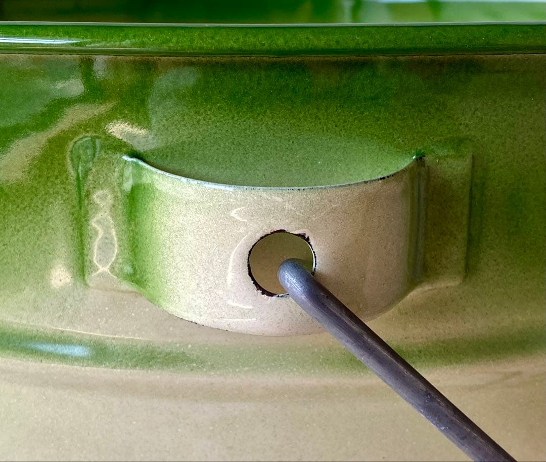 ☘️イマン imane ☘️ イヴ ホーロー製蓋付き特大バケツ ストッカー