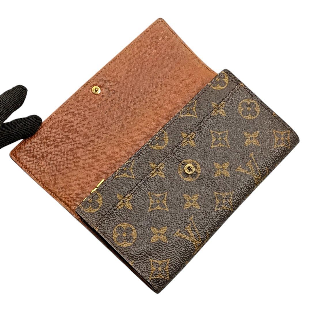 外観美 ルイヴィトン モノグラム ポシェット ポルトモネ クレディ 938