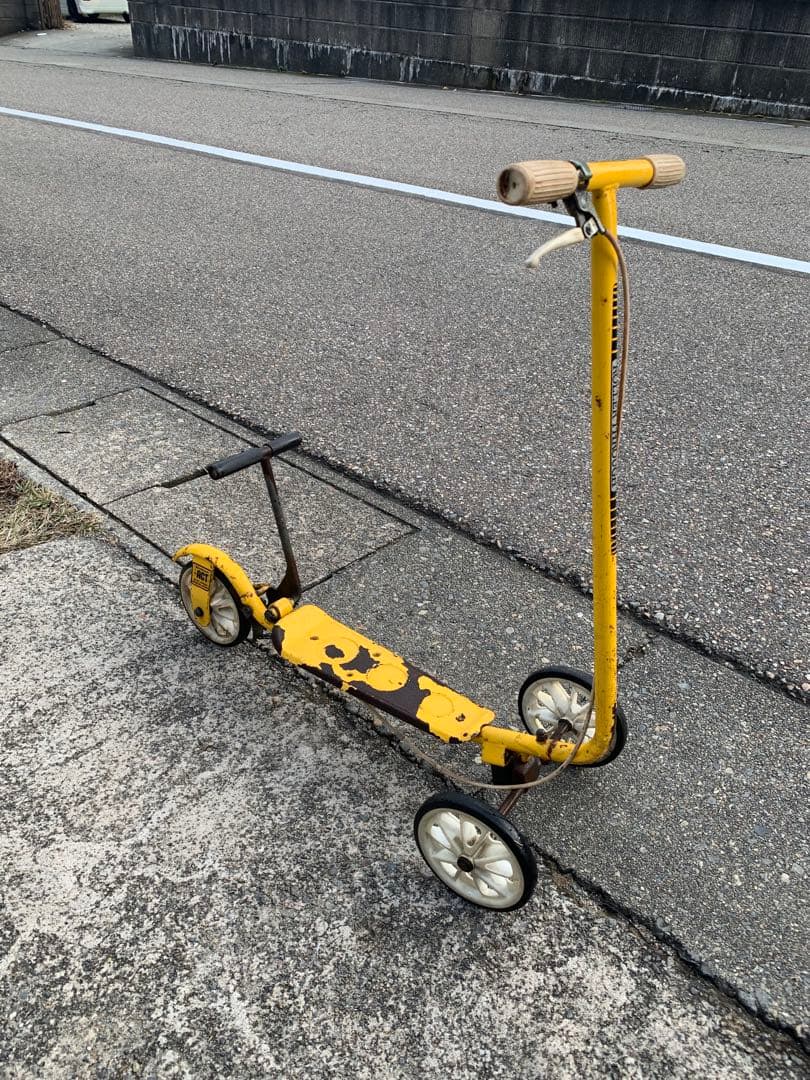 当時物　ローラースルーゴーゴー ♭ 当時物 HONDA ローラースルーゴーゴー キックボード アンティーク