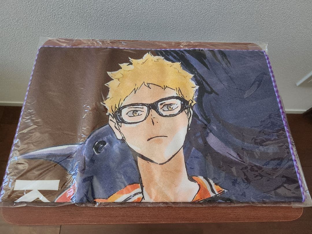 ハイキュー!! 月島 原作絵キャラクター大判タオル 木兎・赤葦 定規 未開封