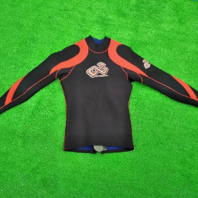 ポップのウエットロンスリタッパー3ミリ黒赤M送料無料