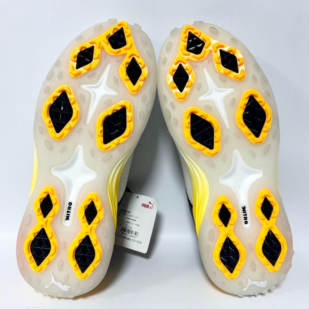 プーマ ゴルフ シャドウキャット ニトロ ディスク サンストリーム 25.5