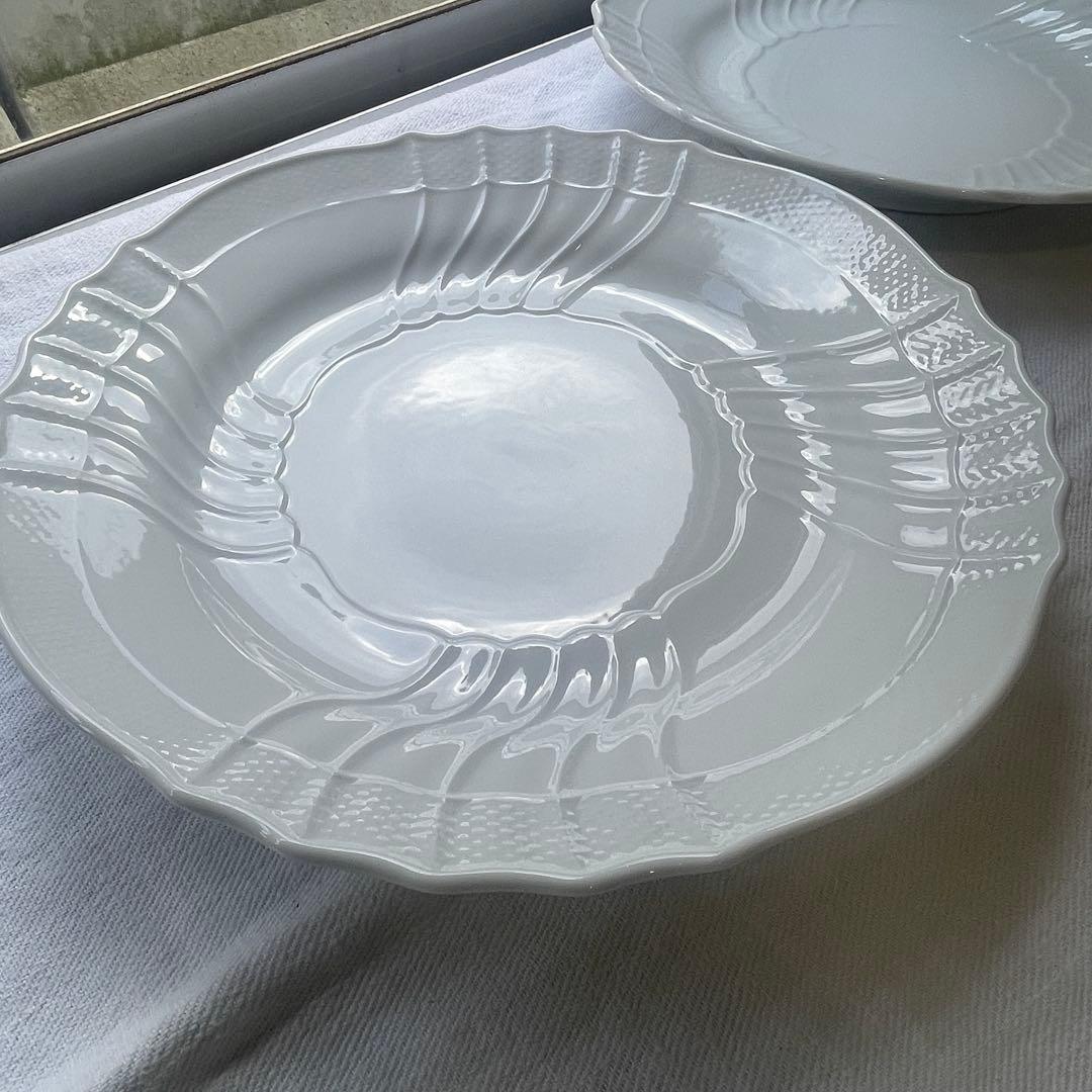 リチャードジノリ ベッキオホワイト 大皿33cm プレート 2セット