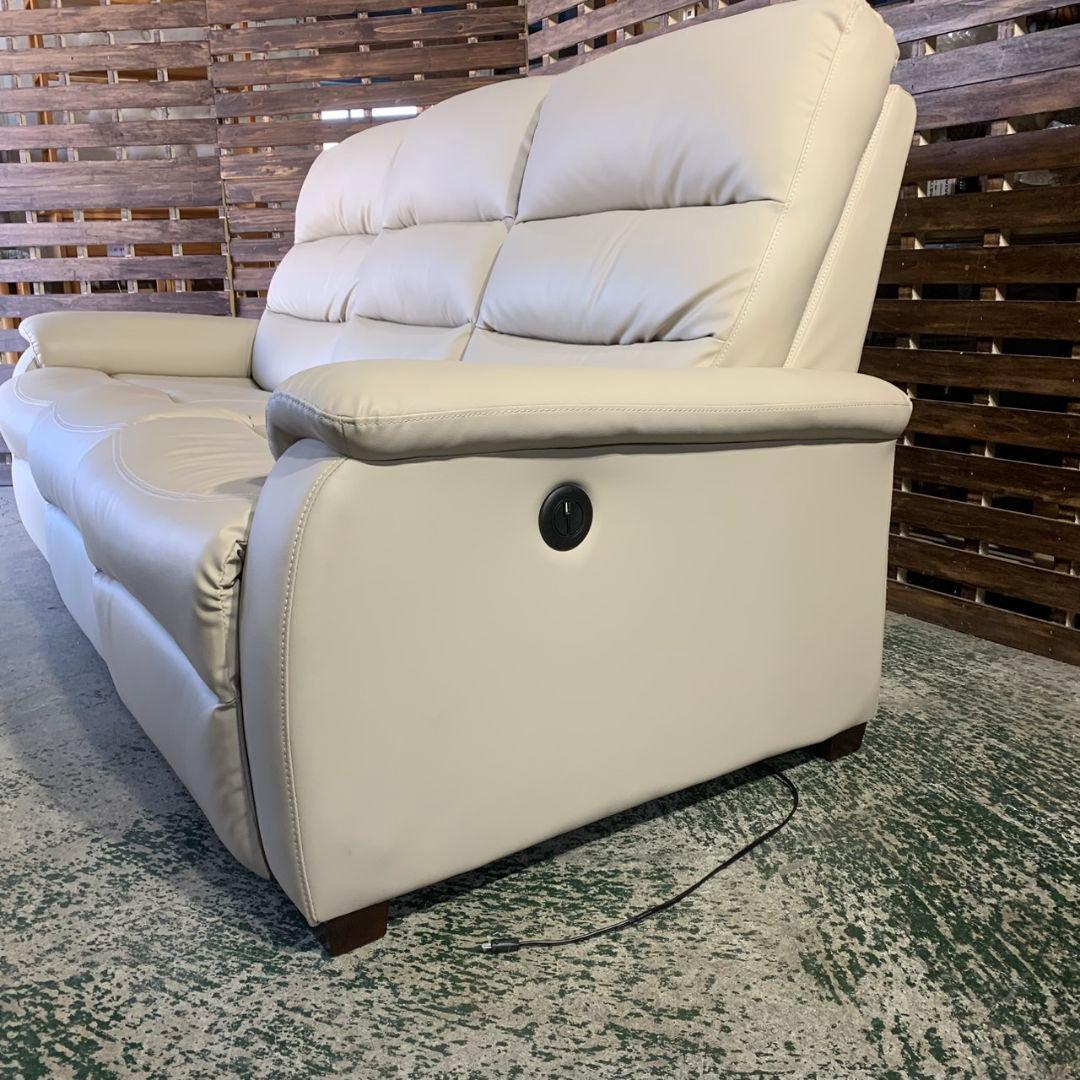 J853 NITORI N リクライニング ソファ 3人掛け