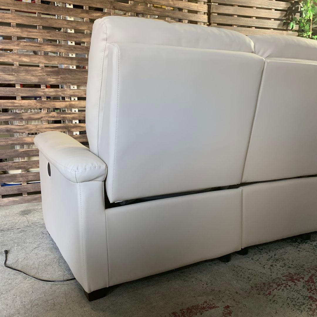 J853 NITORI N リクライニング ソファ 3人掛け