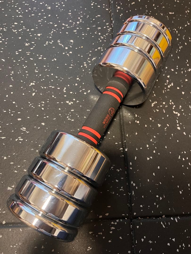 northdeer 可変ダンベル10kg×2個 + 1.5kgプレート4枚セット