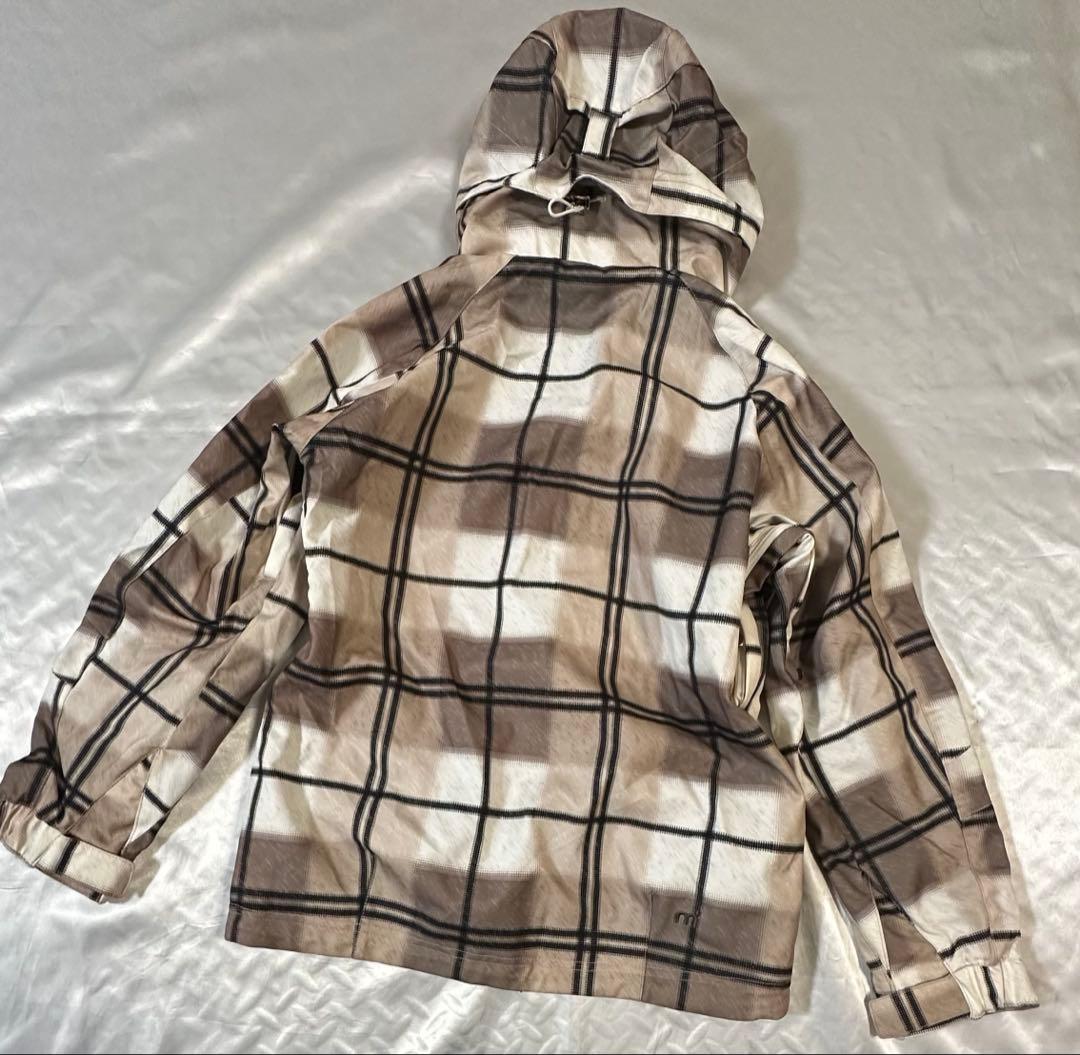 美品　mistral スノボウェア　レディースM 上下セット　茶系　天然ボア付