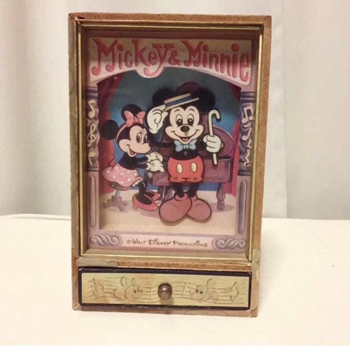 ディズニーランド開園 1周年記念 オルゴール ミッキーマウス レトロ