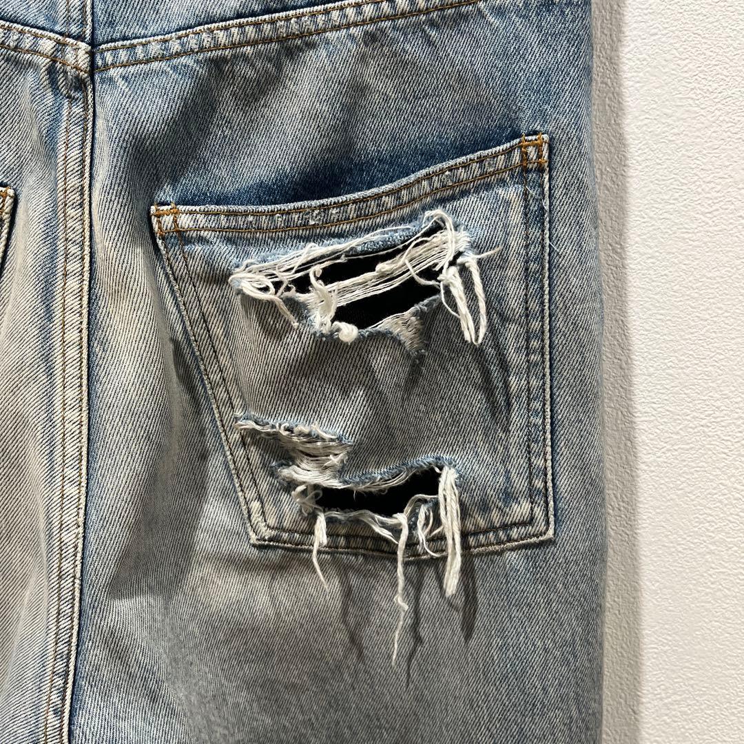 パンツ BALENCIAGA 20WINTER Regular Ripped Denim