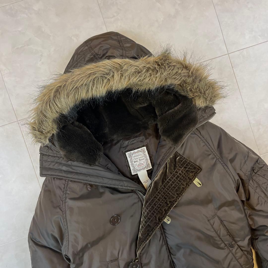 美品✨ラルフローレン　フライトジャケットN-2B 2WAY ファー脱着 M