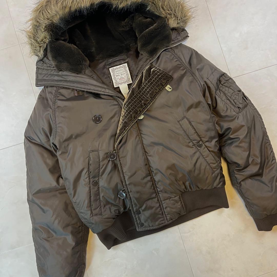 美品✨ラルフローレン　フライトジャケットN-2B 2WAY ファー脱着 M