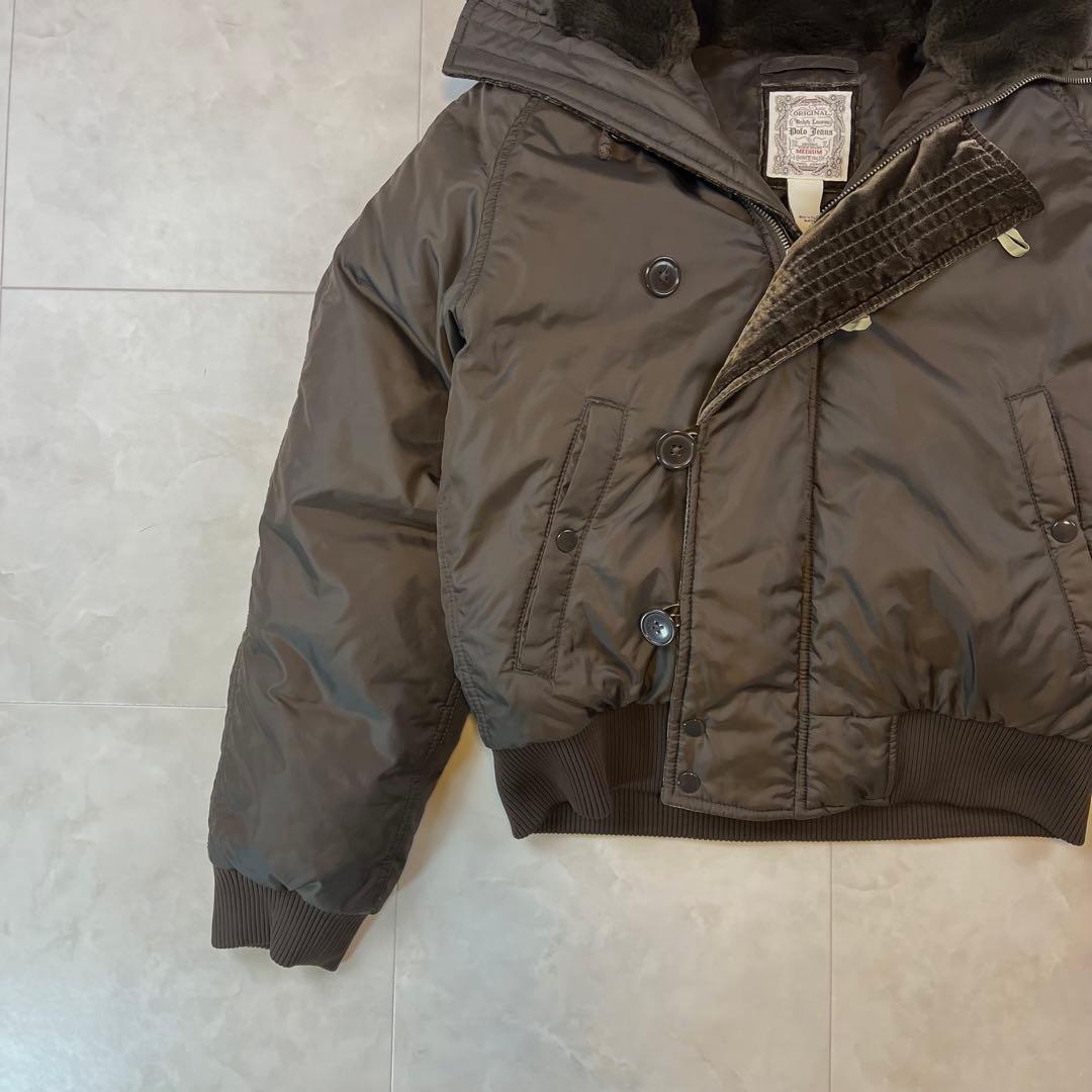 美品✨ラルフローレン　フライトジャケットN-2B 2WAY ファー脱着 M