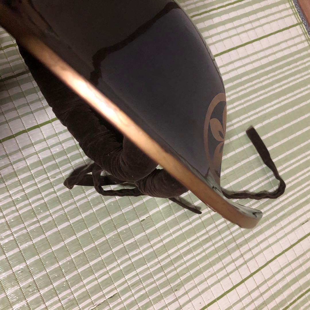 かず様用　陣笠　サムライ　武具　帽子　戦国　家紋　工芸品　骨董品