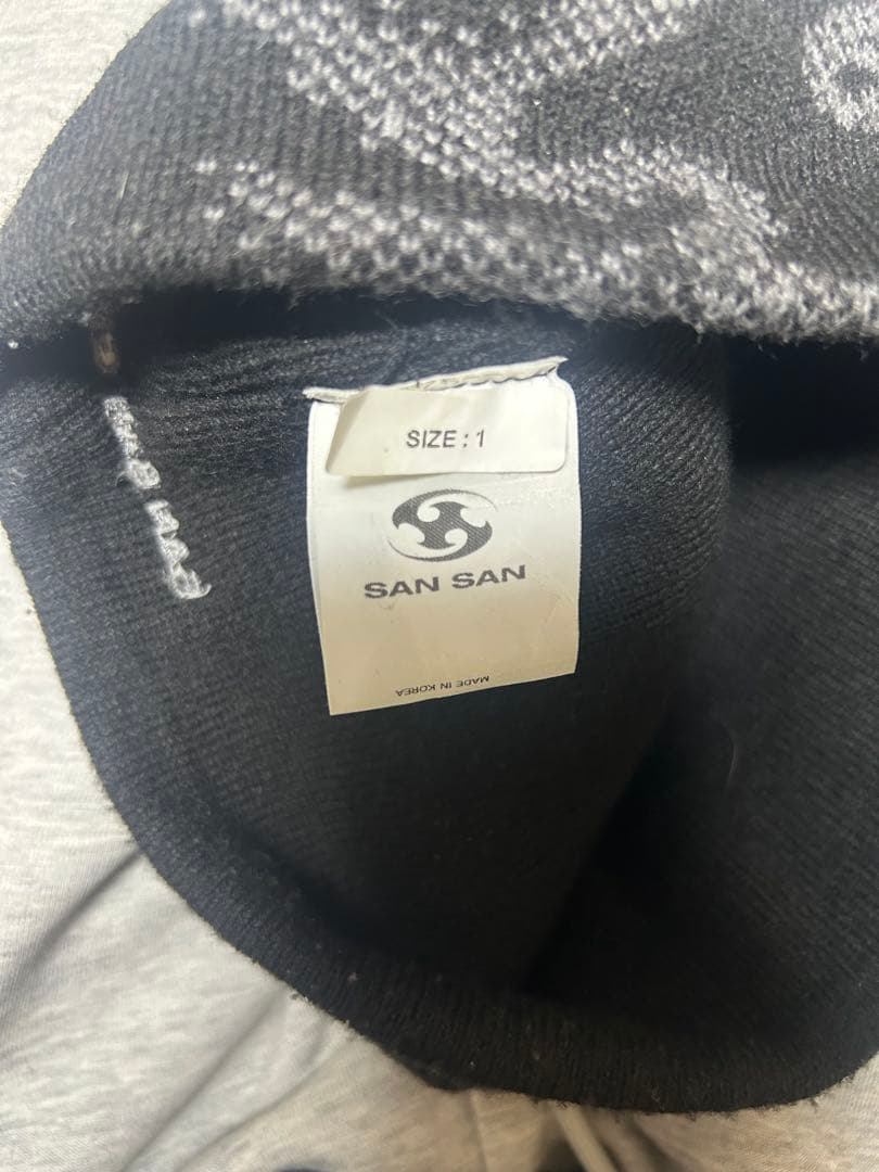 SAN SAN GEAR ブラックニット帽