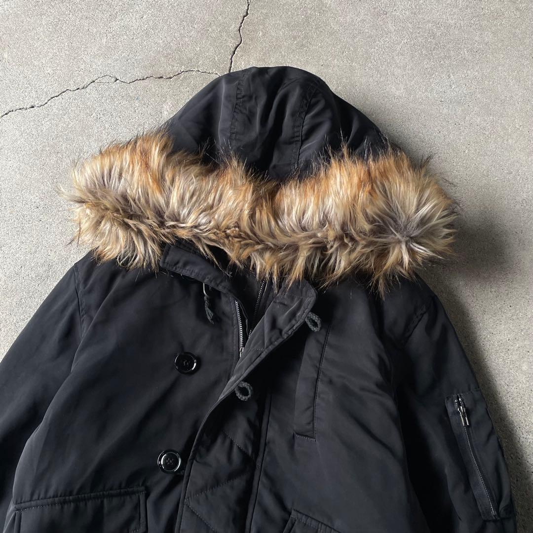 type N2B flight jacket N-2B black 短丈 y2k