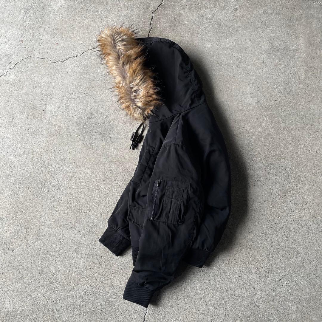 type N2B flight jacket N-2B black 短丈 y2k