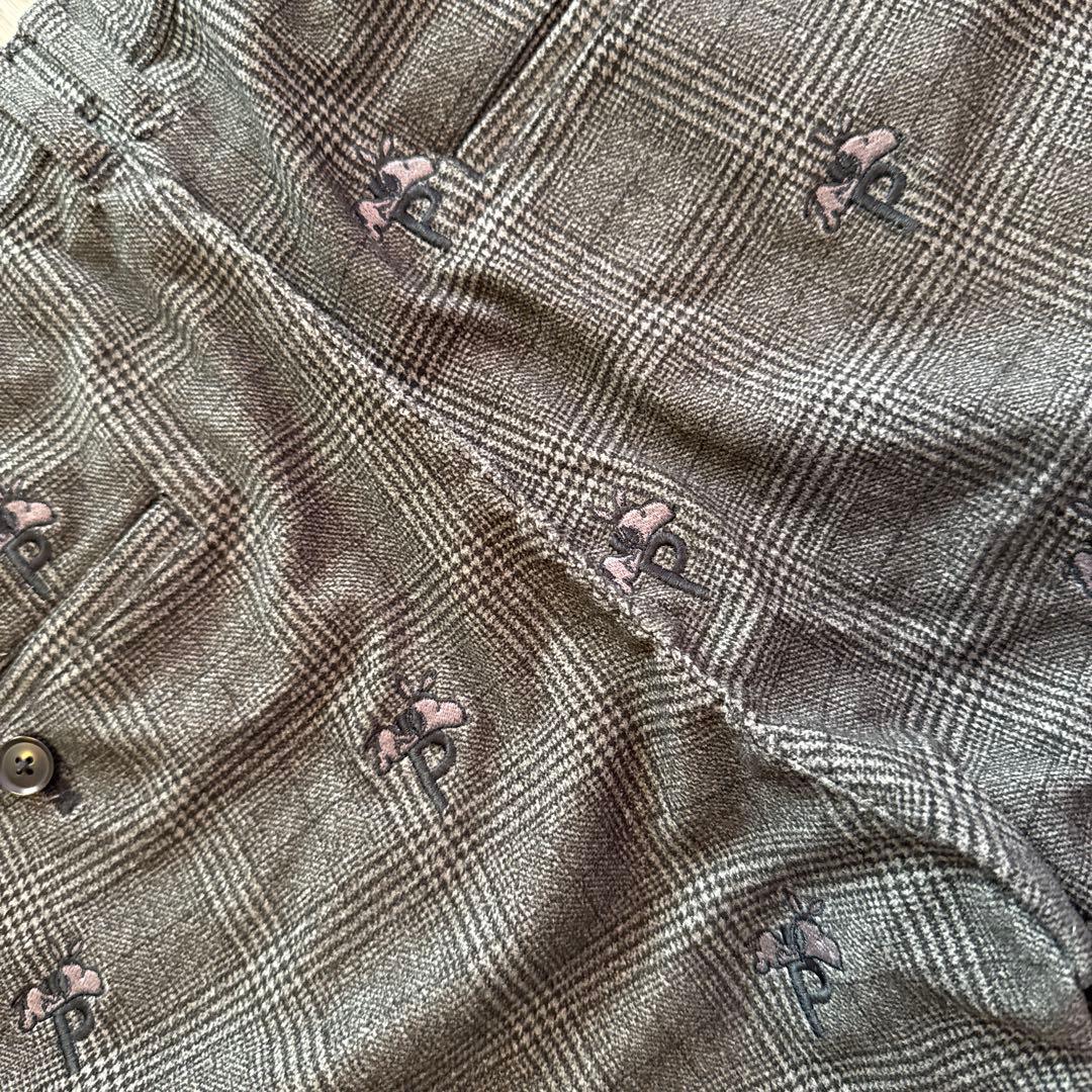 パーリーゲイツ　春秋冬　パンツ　5 スヌーピー　ストレッチ　グレー　限定