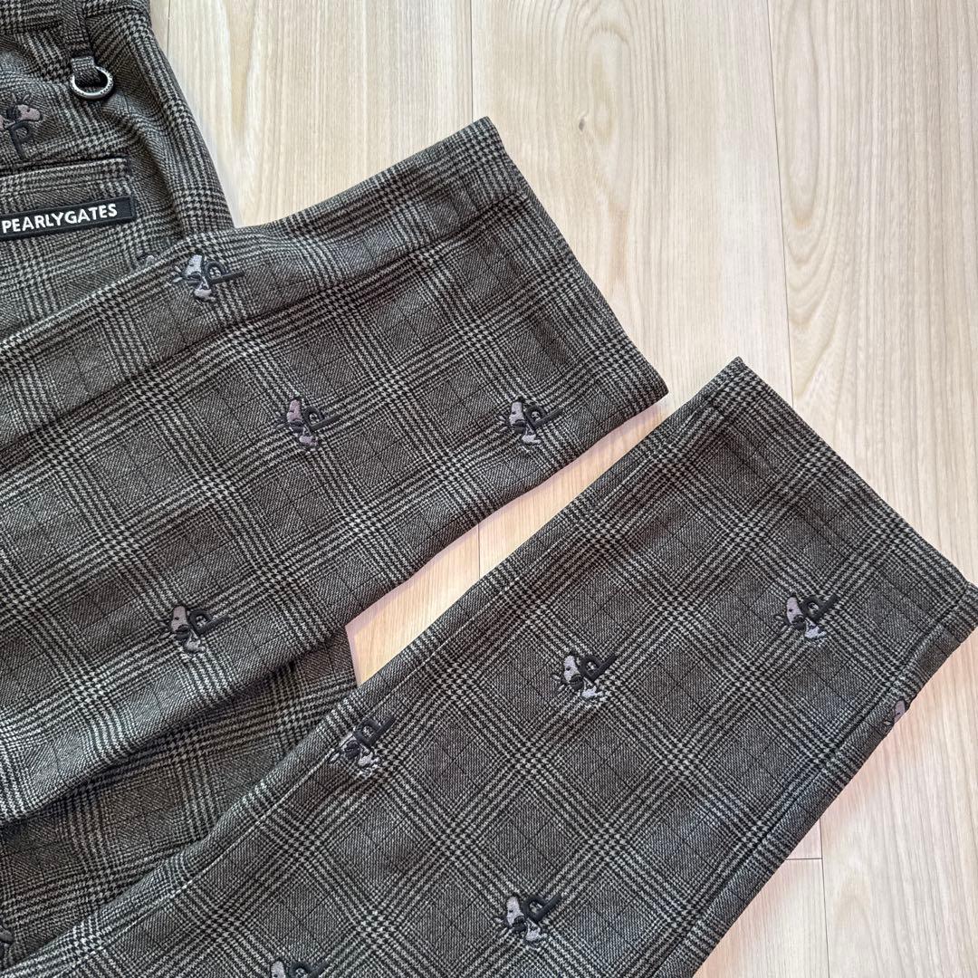 パーリーゲイツ　春秋冬　パンツ　5 スヌーピー　ストレッチ　グレー　限定