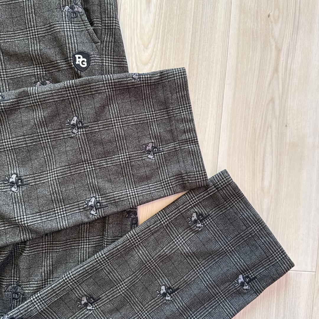 パーリーゲイツ　春秋冬　パンツ　5 スヌーピー　ストレッチ　グレー　限定