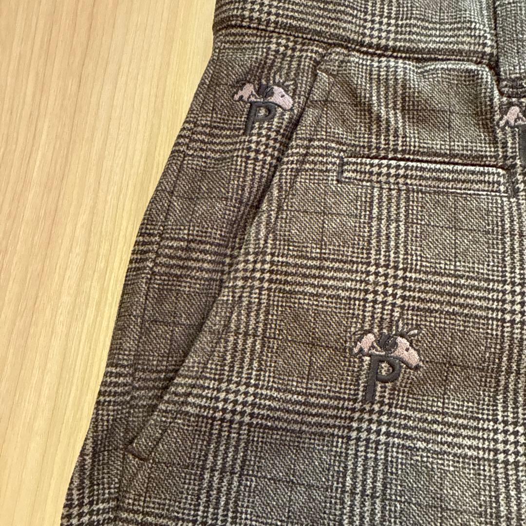 パーリーゲイツ　春秋冬　パンツ　5 スヌーピー　ストレッチ　グレー　限定