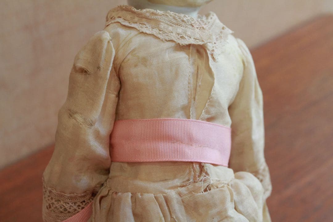 アンティーク　ブロンド　チャイナヘッドドール　ビスクドール￼