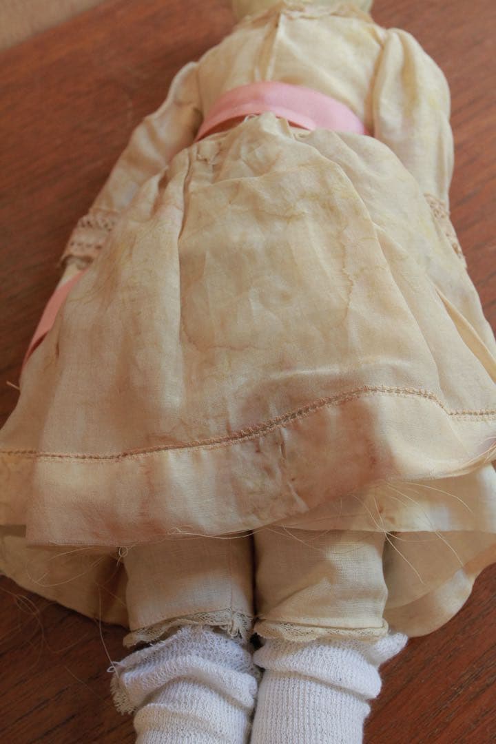 アンティーク　ブロンド　チャイナヘッドドール　ビスクドール￼