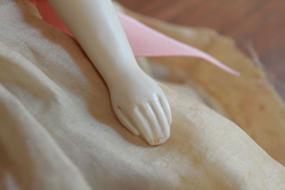 アンティーク　ブロンド　チャイナヘッドドール　ビスクドール￼