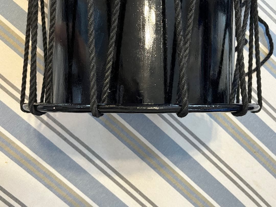 諏訪工芸 かつぎ桶太鼓 1.5尺 輪粋胴 黒